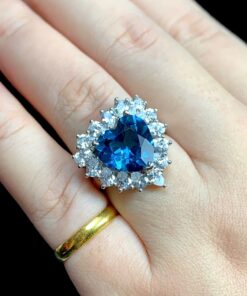 mẫu nhẫn topaz Luân Đôn